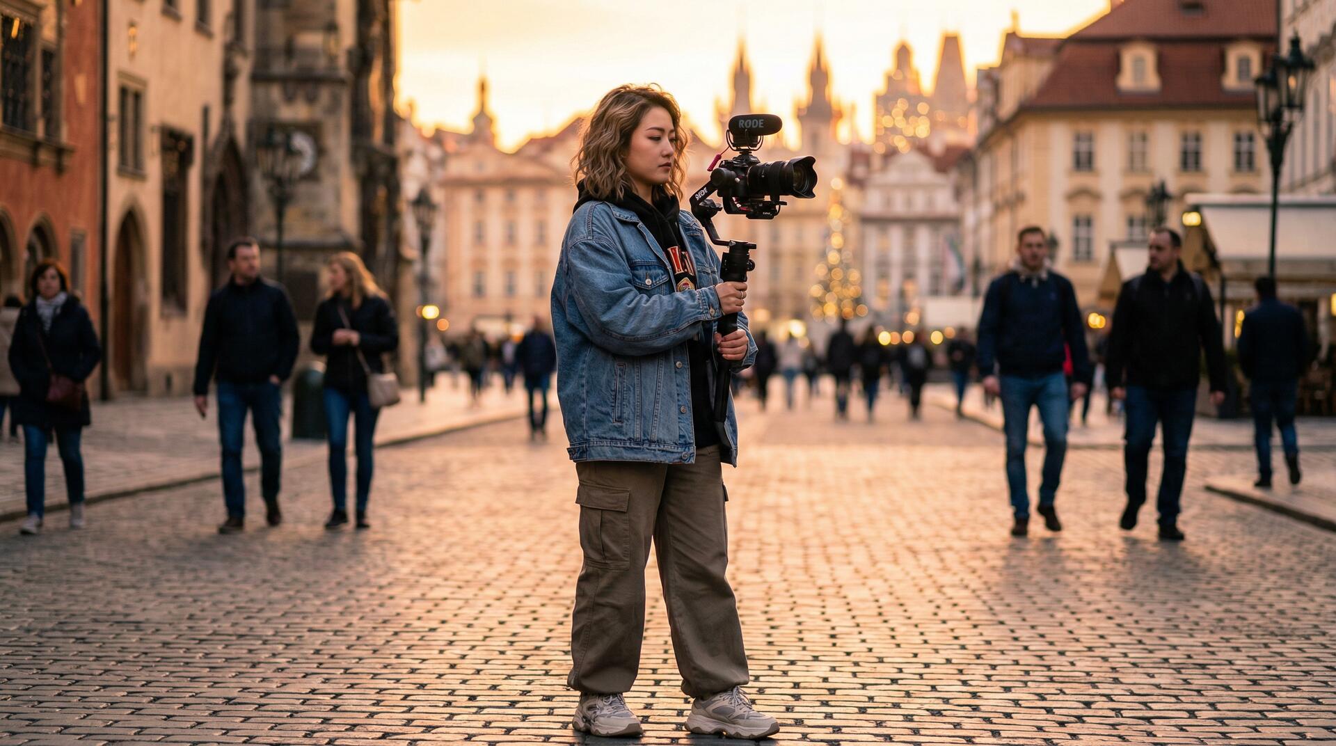 小马拉大车户外拍摄视频